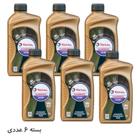 روغن گیربکس توتال TOTAL FLUIDMATIC LV MV حجم 1 لیتر ساخت اتحادیه اروپا (EU) بسته 6 عددی